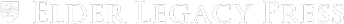 Elder Legacy Press - White Logo